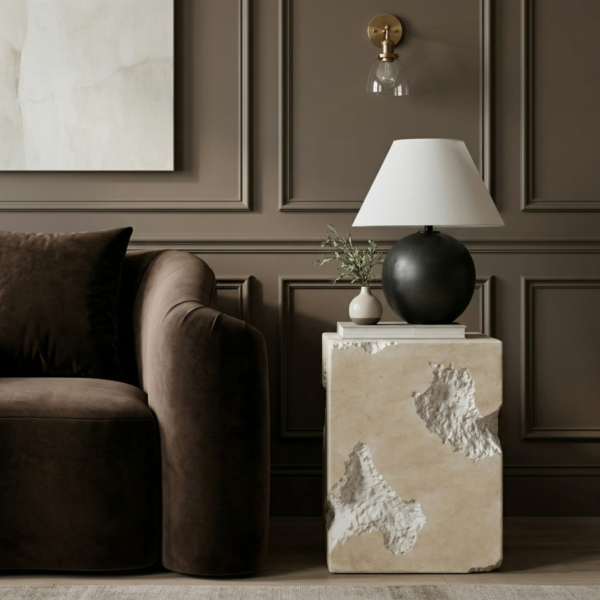Naturae Concrete Indoor / Outdoor End Table