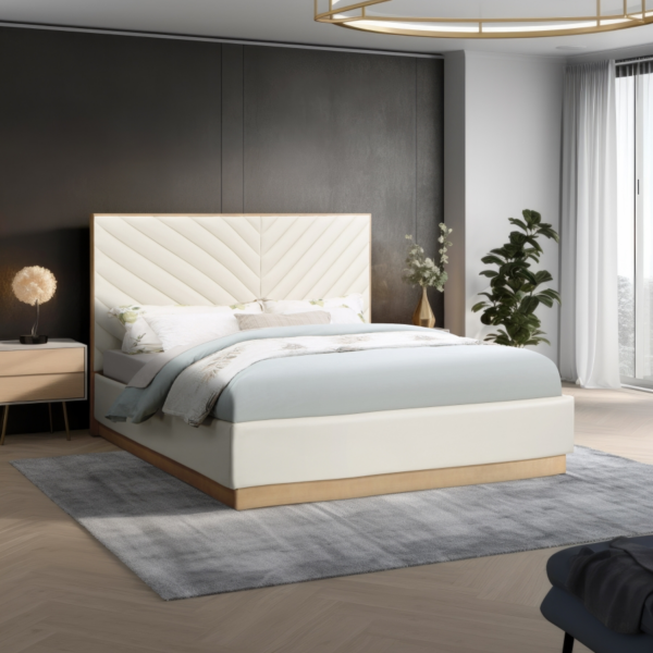 MERIDIAN Casa Vegan Leather Upholstered Bed