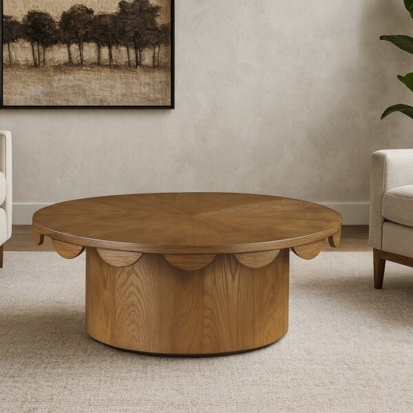 Dahlia Oak Veneer Coffee Table