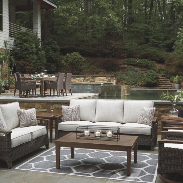 Paradise Trail - 3Pc - Lounge Set - Medium brown