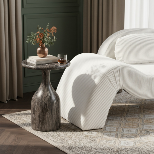 Savona Concrete Indoor/Outdoor End Table