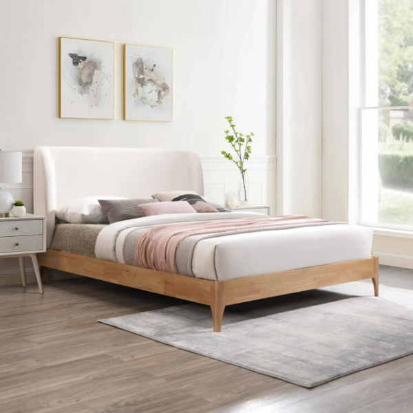 MERIDIAN Ventura Fabric Upholstered Bed