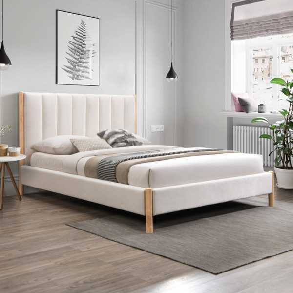 MERIDIAN Kona Fabric Upholstered Bed