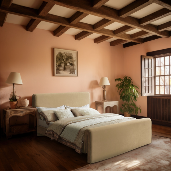 MERIDIAN Sloan Velvet Upholstered Bed