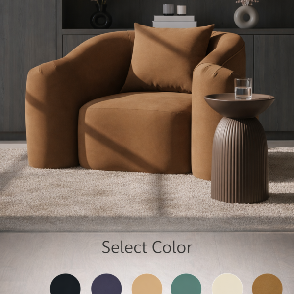 Destin Velvet Upholstered Accent Chair