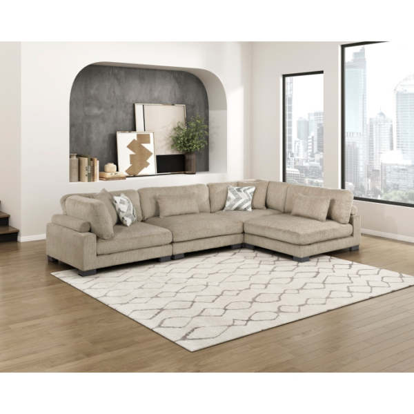 HomeleganceModular Sectional Sofa (4pcs)