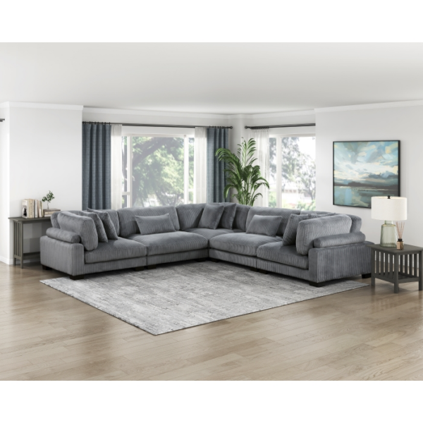 HomeleganceModular Sectional Sofa (5pcs)