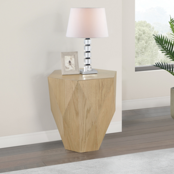 Diamante Oak Veneer End / Side Table